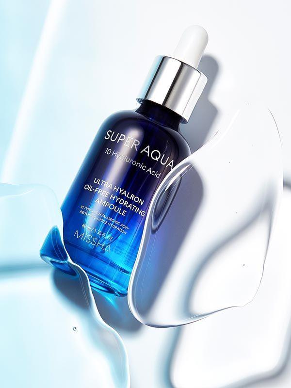 Super Aqua Ultra Hyalron Oil-Free Hydrating Ampoule 40ml - PIBU Skincare