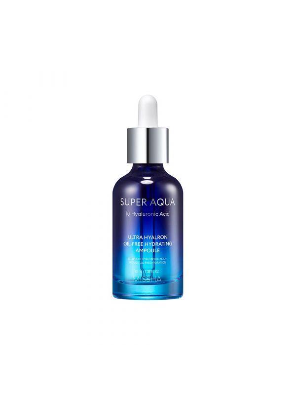 Super Aqua Ultra Hyalron Oil-Free Hydrating Ampoule 40ml - PIBU Skincare
