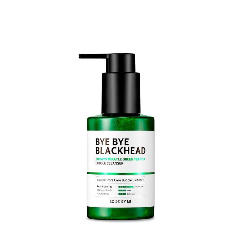 BYE BYE BLACKHEAD 30 DAYS MIRACLE GREEN TEA TOX BUBBLE CLEANSER 120g - PIBU Skincare