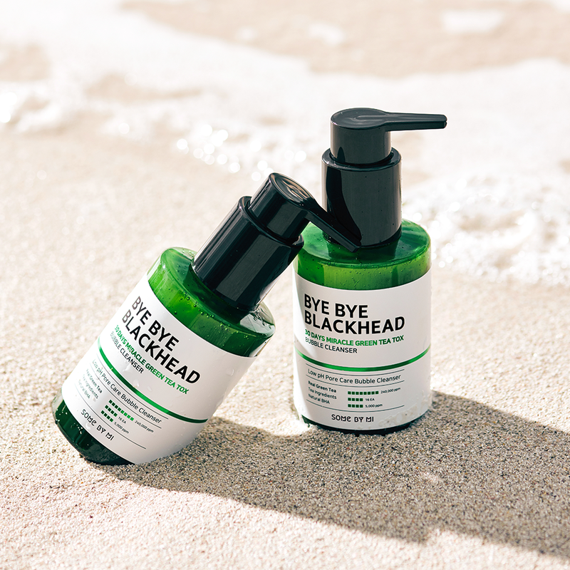 BYE BYE BLACKHEAD 30 DAYS MIRACLE GREEN TEA TOX BUBBLE CLEANSER 120g - PIBU Skincare