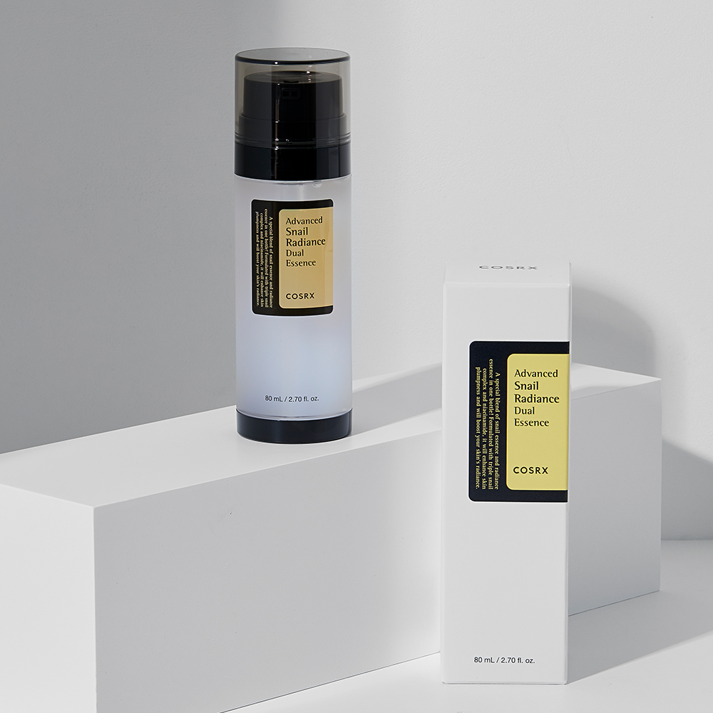 Advanced Snail Radiance Dual Essence 80ml - PIBU Skincare