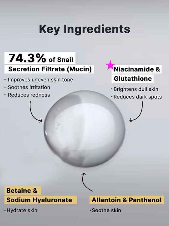 Advanced Snail Radiance Dual Essence 80ml - PIBU Skincare