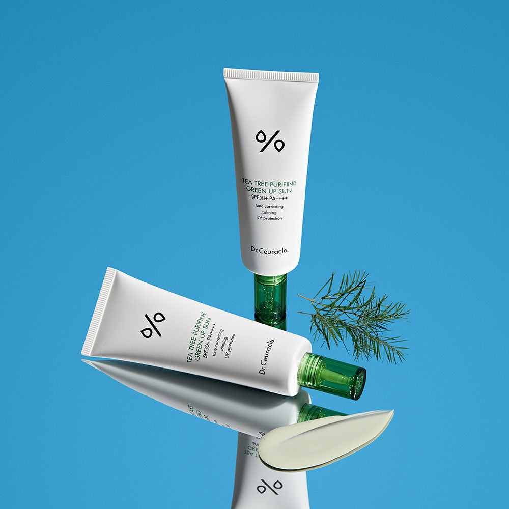 Tea Tree Purifine Green Up Sun SPF50 PA++++ 50ml - PIBU Skincare