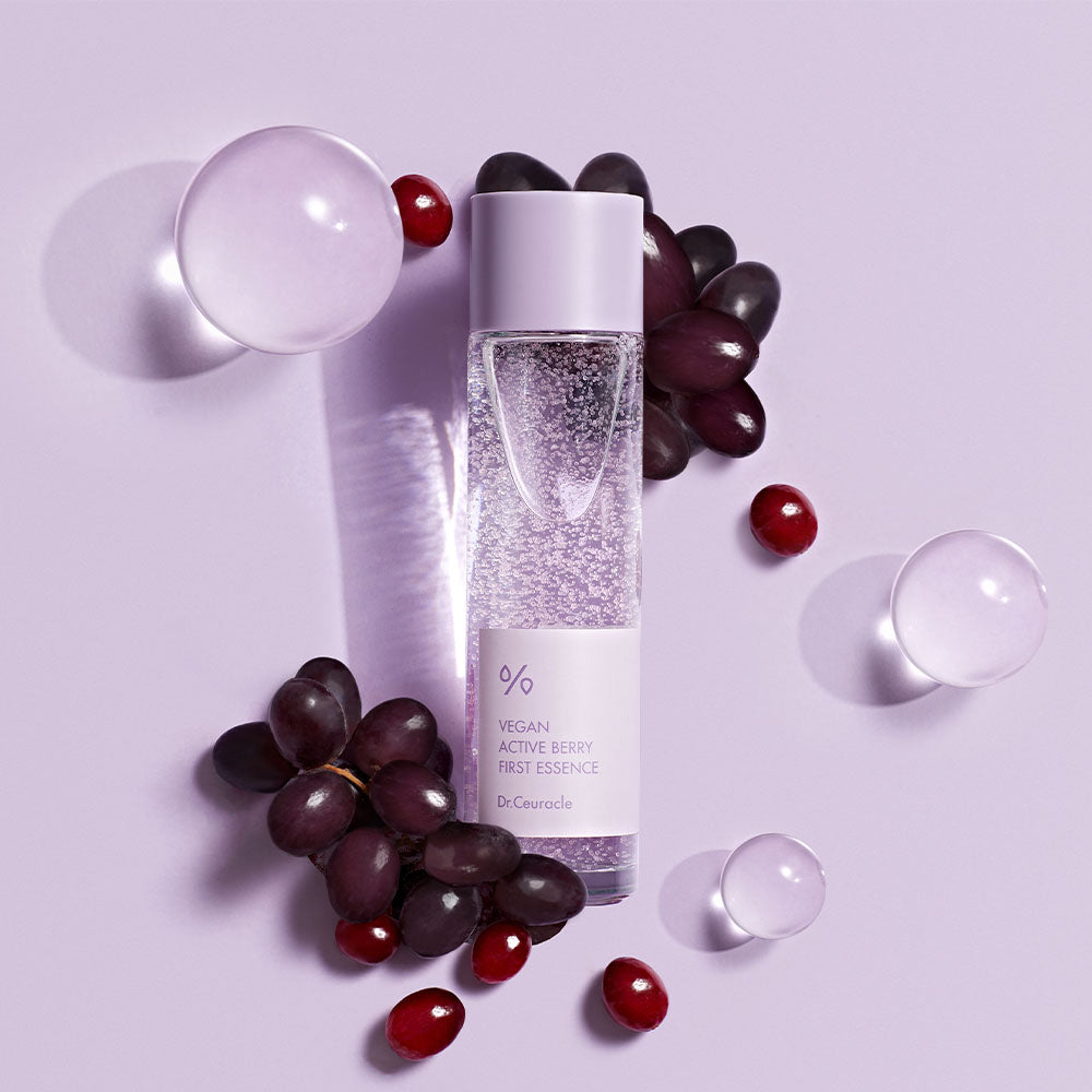 Vegan Active Berry First Essence 150ml - PIBU Skincare