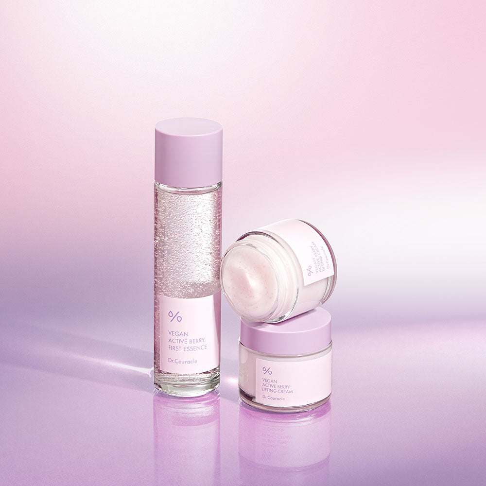 Vegan Active Berry First Essence 150ml - PIBU Skincare