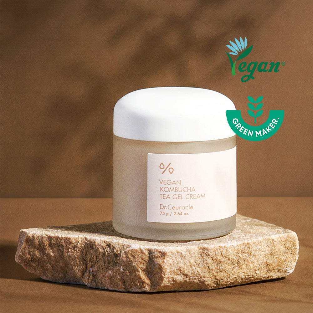 Vegan Kombucha Tea Gel Cream 75g - PIBU Skincare