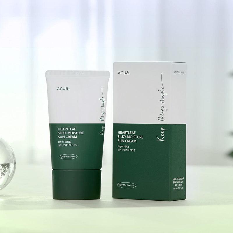 HEARTLEAF SILKY MOISTURE SUNSCREEN 50ml - PIBU Skincare