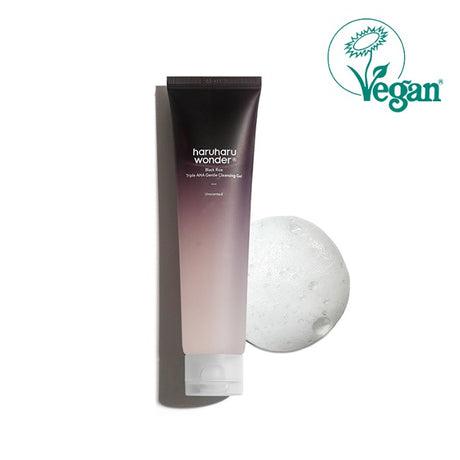 Black Rice Triple AHA Gentle Cleansing Gel Unscented 100ml - PIBU Skincare