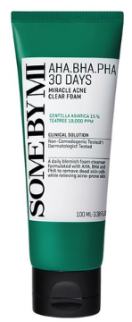 AHA-BHA-PHA 30DAYS MIRACLE ACNE CLEAR FOAM 100ml - PIBU Skincare