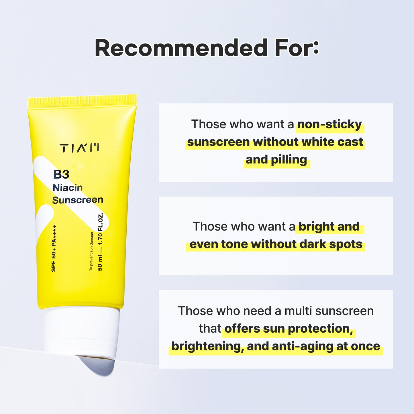 B3 Niacin Sunscreen 50ml