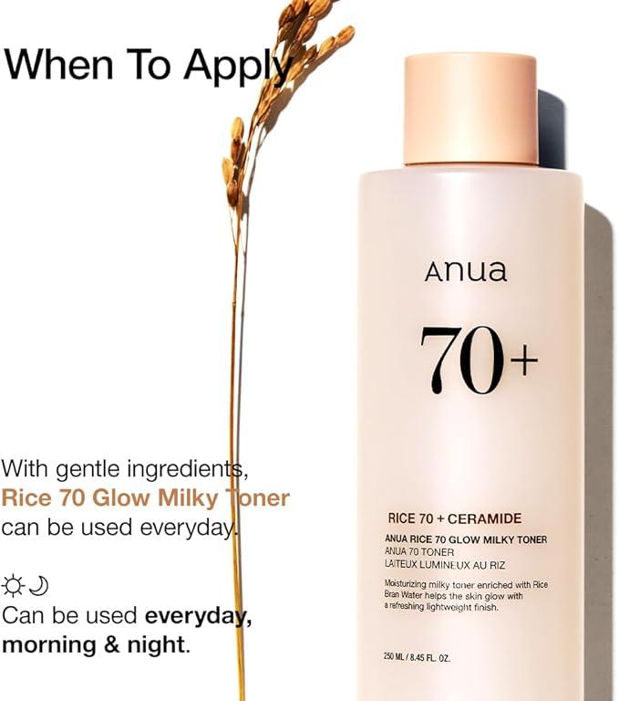 RICE 70 GLOW MILKY TONER 250ml - PIBU Skincare