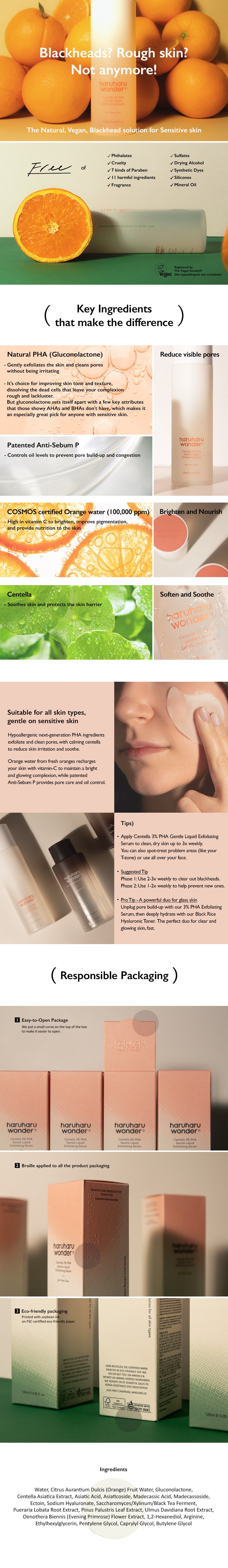 Centella 3% PHA Gentle Liquid Exfoliating Serum 120ml - PIBU Skincare