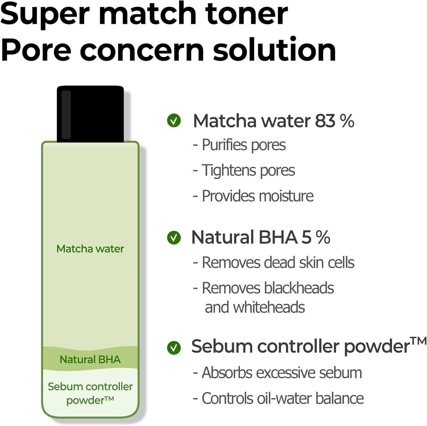 SUPER MATCHA PORE TIGHTENING TONER 150ml - PIBU Skincare