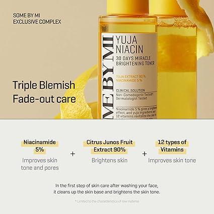 YUJA NIACIN 30 DAYS MIRACLE BRIGHTENING TONER 150ml - PIBU Skincare