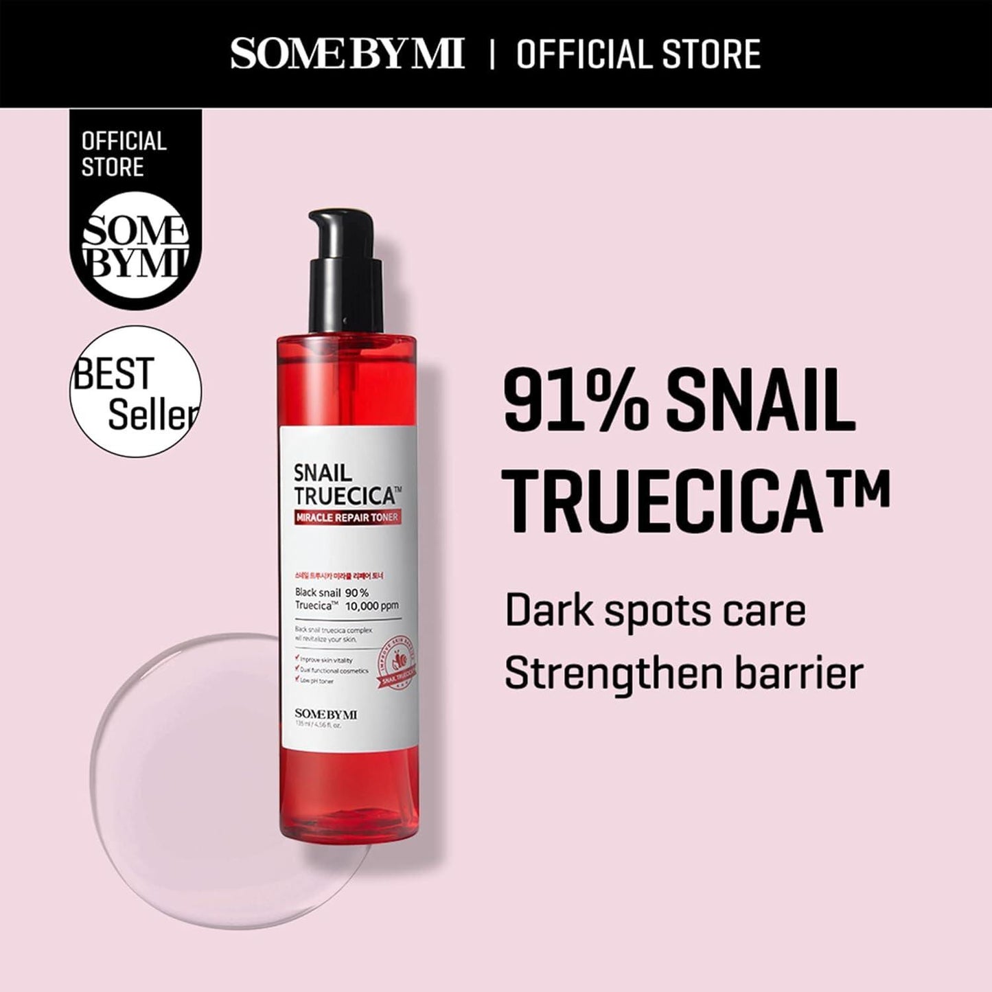 SNAIL TRUECICA MIRACLE REPAIR TONER 150ml - PIBU Skincare