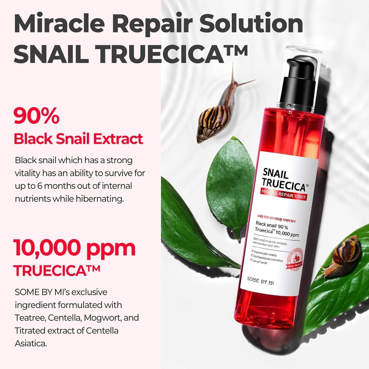 SNAIL TRUECICA MIRACLE REPAIR TONER 150ml - PIBU Skincare