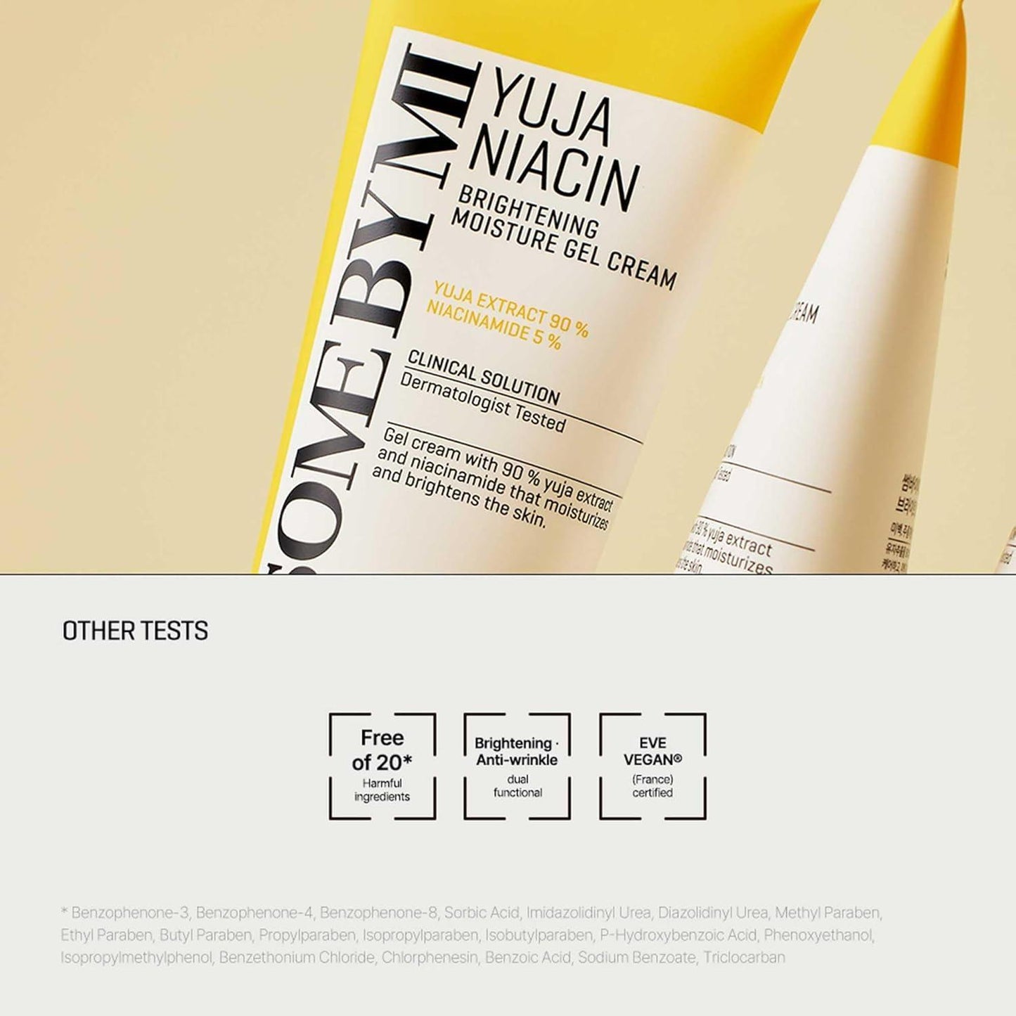 YUJA NIACIN BRIGHTENING MOISTURE GEL CREAM MOISTURIZER 100ml - PIBU Skincare