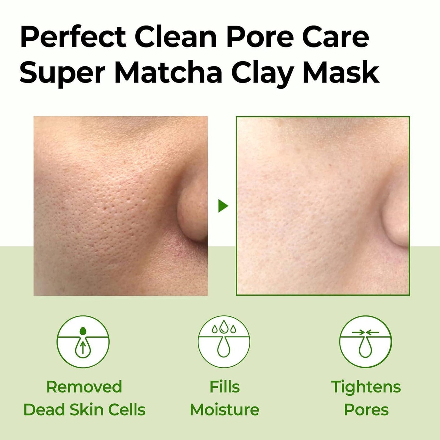 SUPER MATCHA PORE CLEAN CLAY MASK 100g - PIBU Skincare