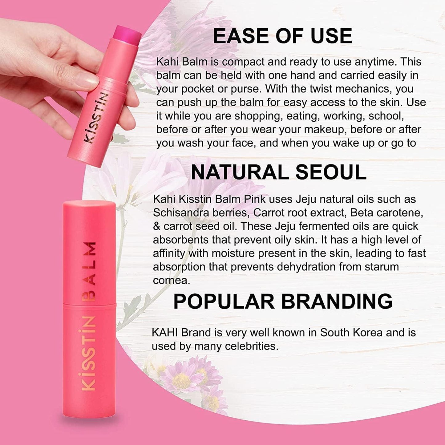 KISSTIN Balm Pink 9g - PIBU Skincare