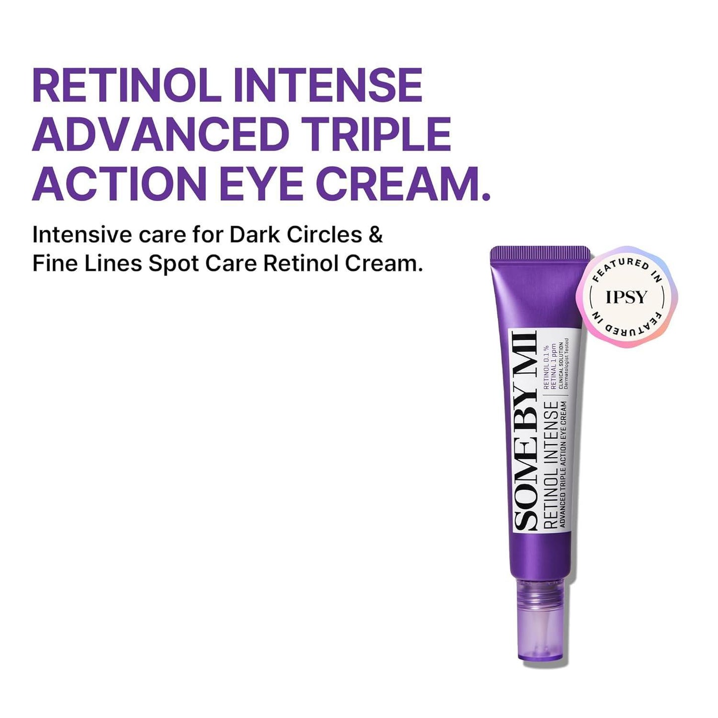 Retinol Intense Advanced Triple Action Eye Cream 30ml - PIBU Skincare