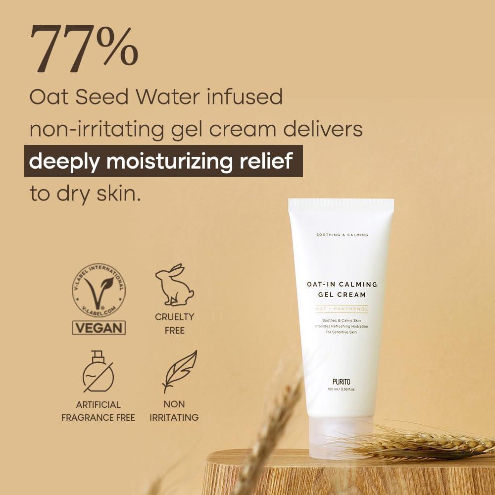 Oat-in Calming Gel Cream 100ml - PIBU Skincare