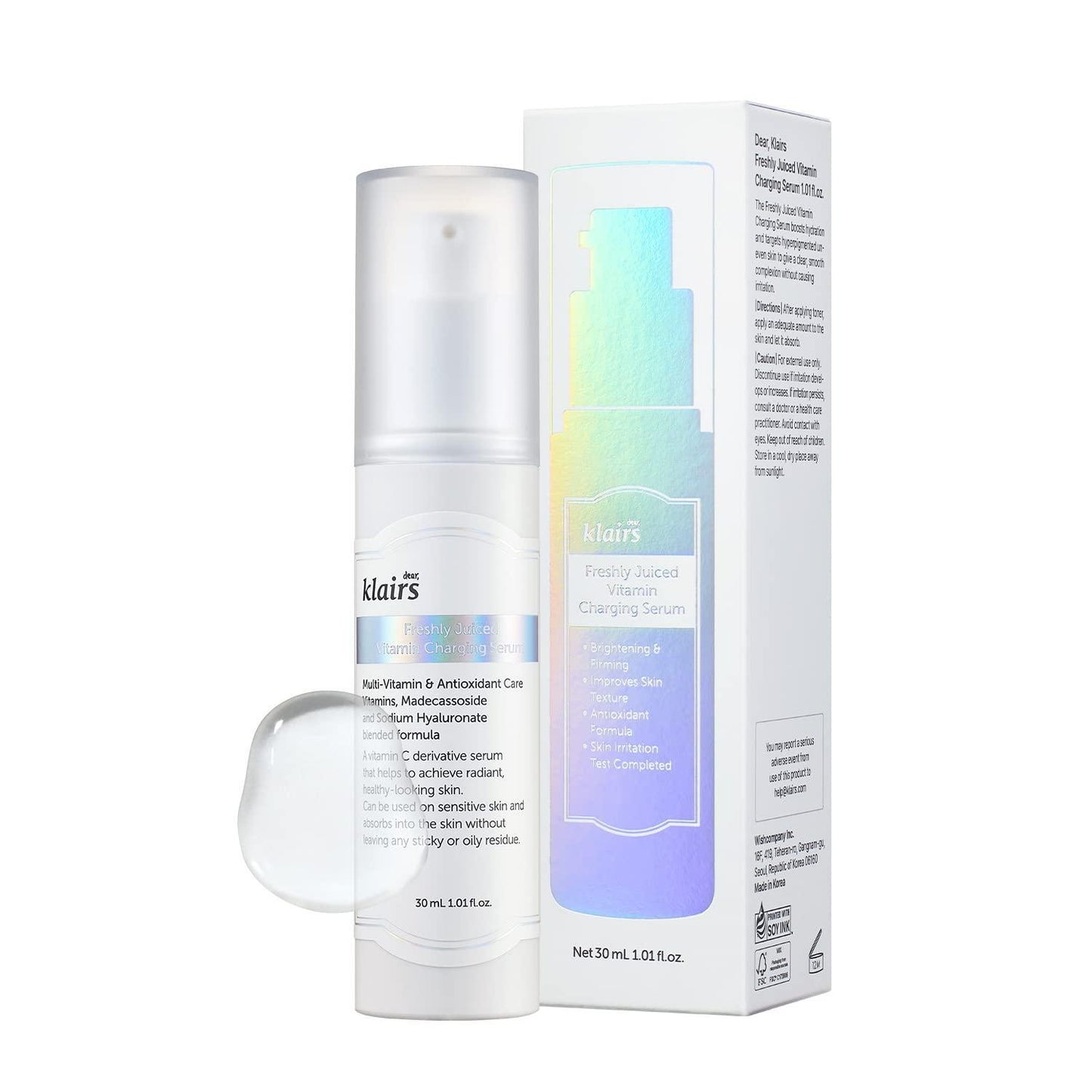 Freshly Juiced Vitamin Charging Serum 30ml - PIBU Skincare