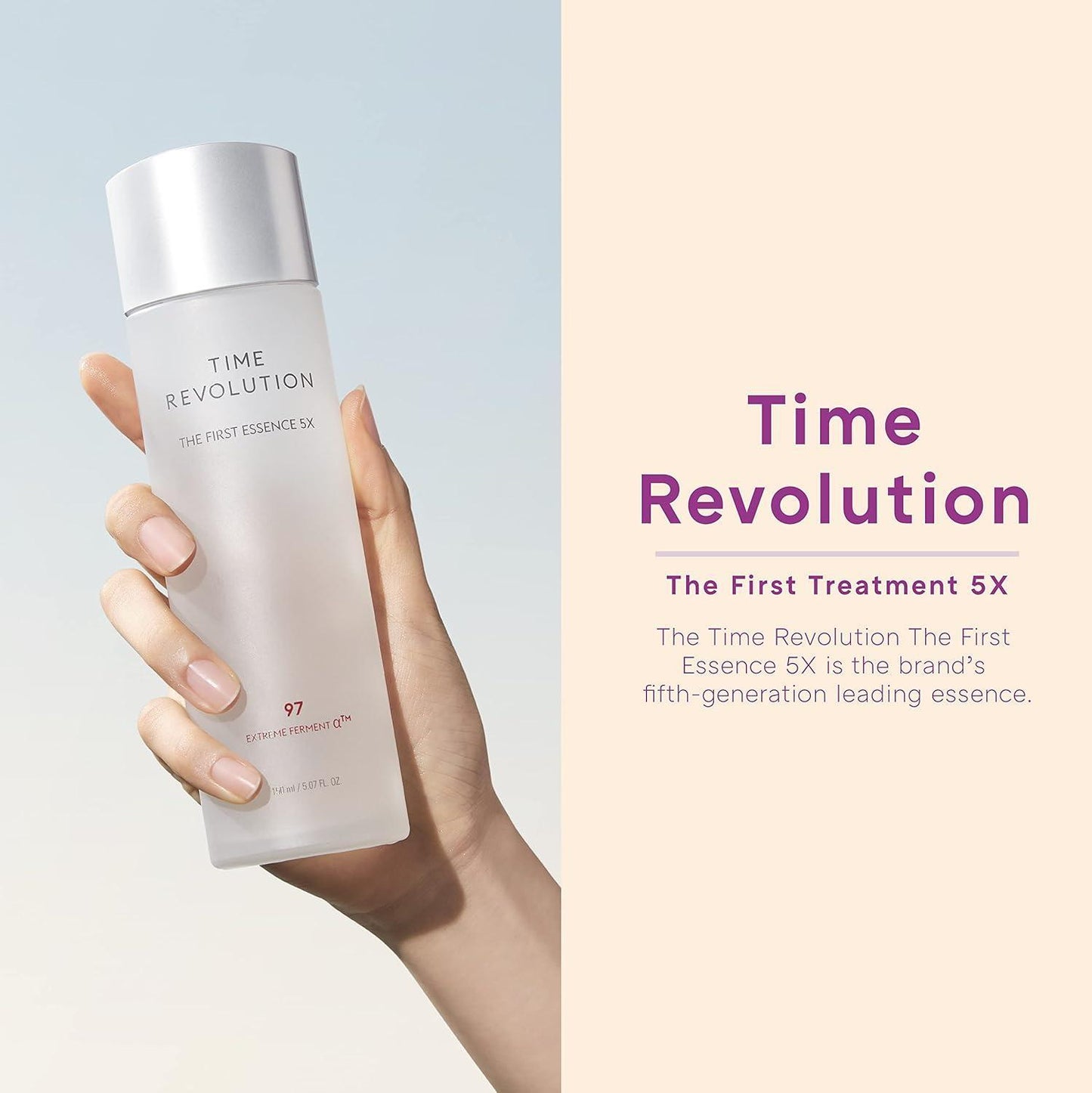 Time Revolution The First Essence 5X 180ml - PIBU Skincare