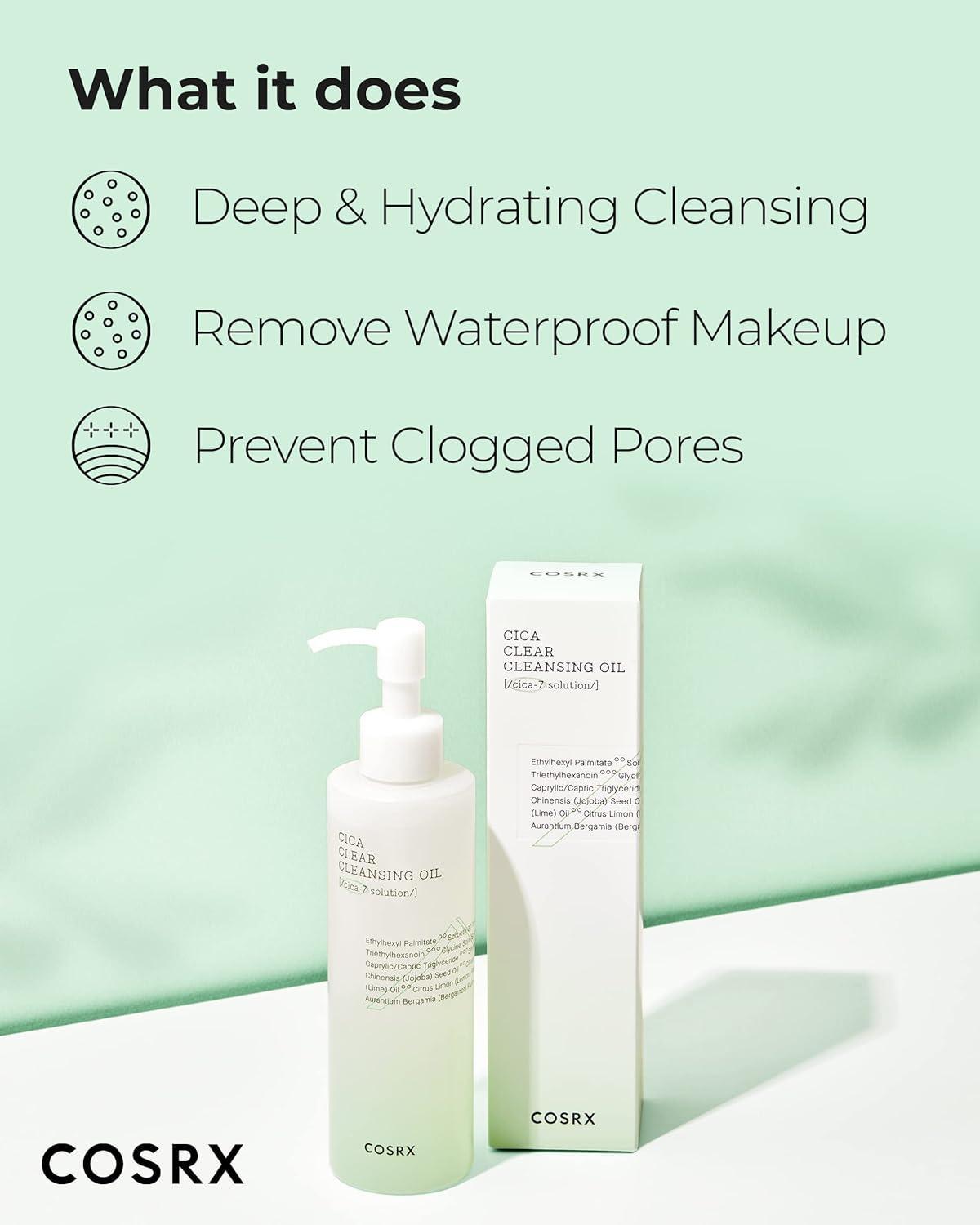 Pure Fit Cica Clear Cleansing Oil 200ml - PIBU Skincare