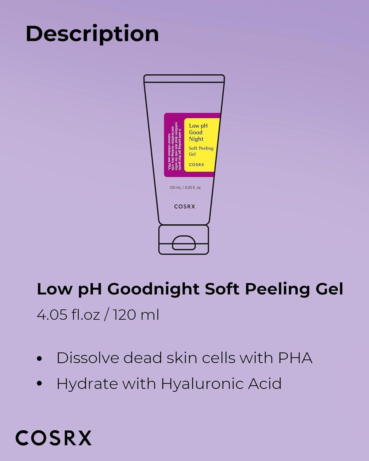 Low pH Good Night Soft Peeling Gel 120ml - PIBU Skincare