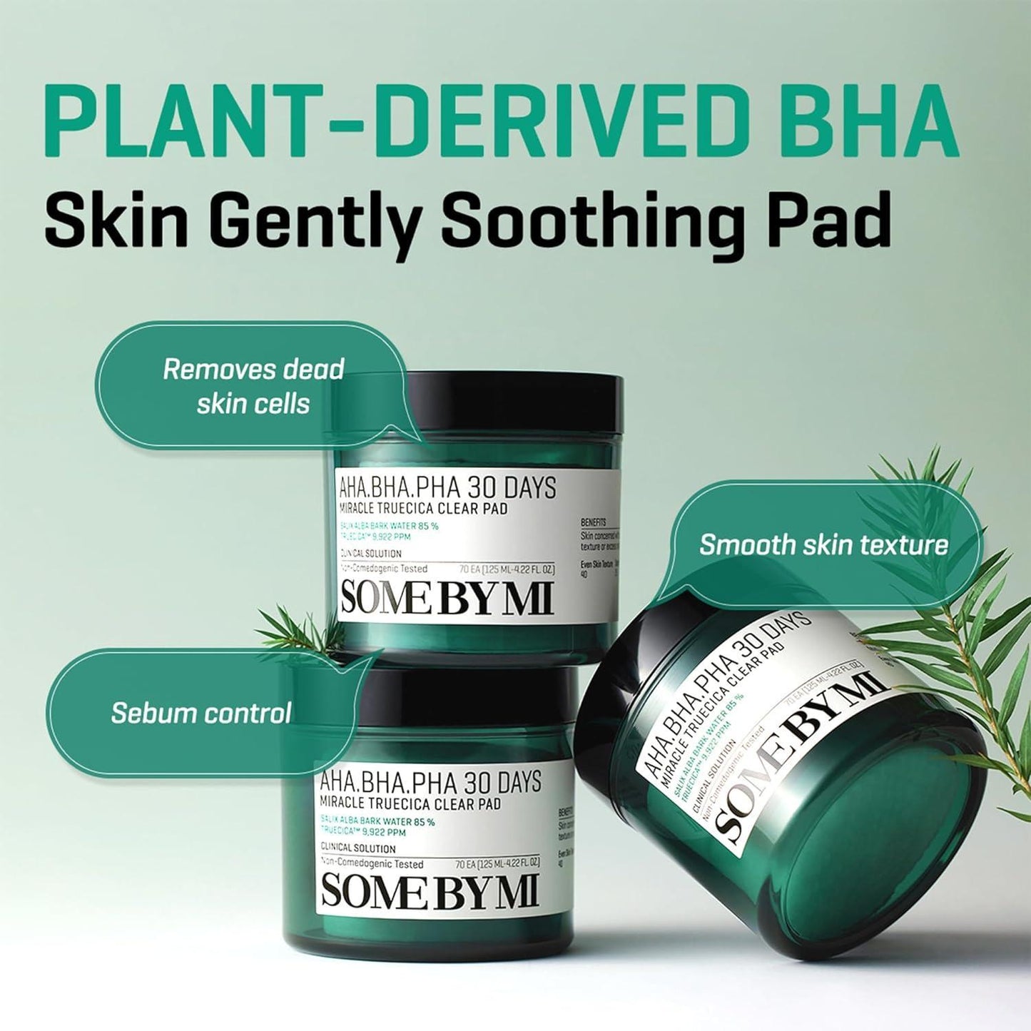 AHA BHA PHA 30 Days Miracle Truecica Clear Pad 70ea - PIBU Skincare