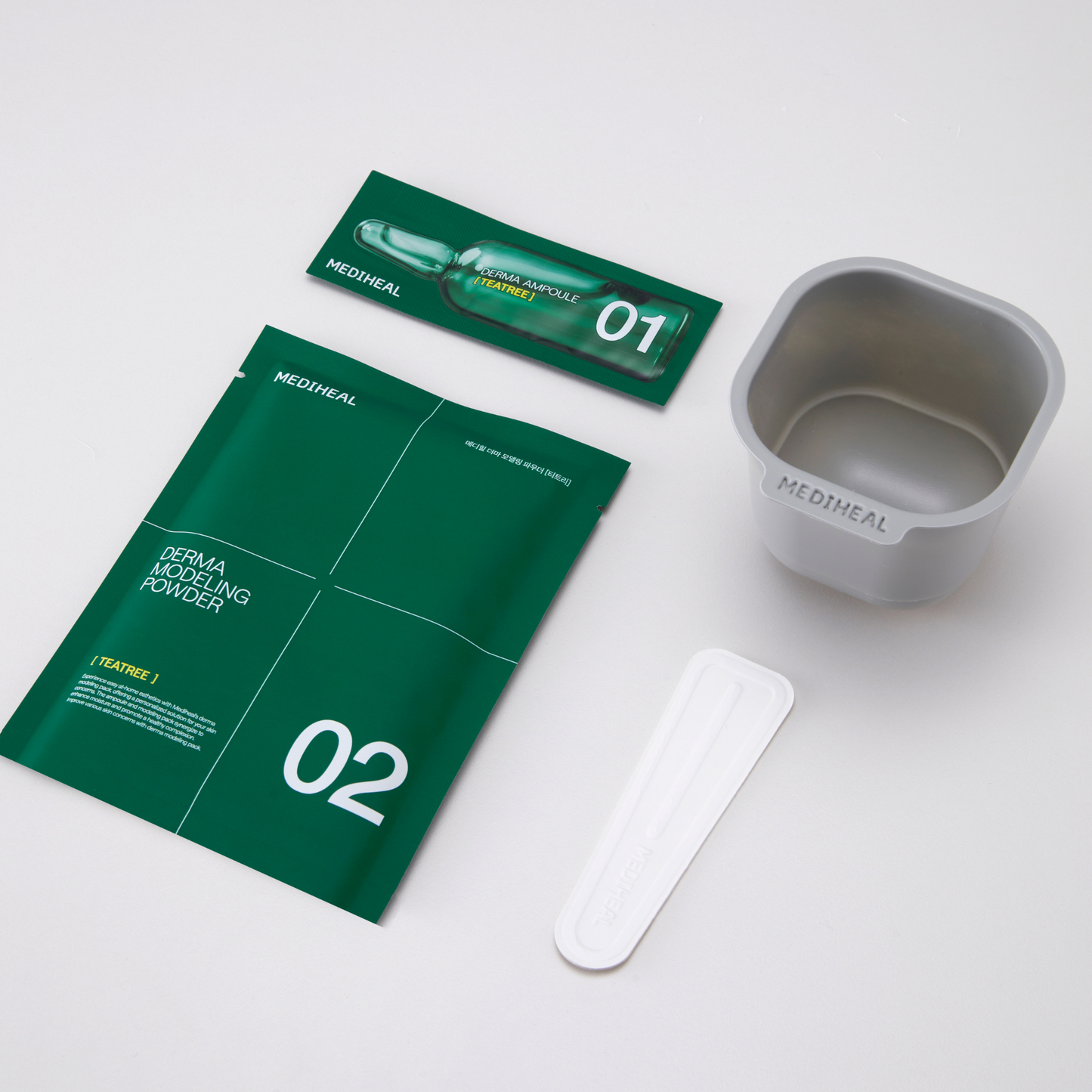 Derma Modeling Pack Teatree Calming (Ampoule 2ml+ Powder 28g)