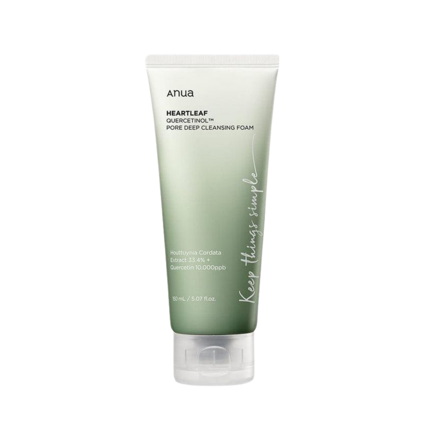 HEARTLEAF QUERCETINOL PORE DEEP CLEANSING FOAM 150ML - PIBU Skincare