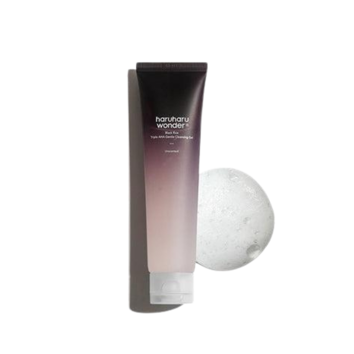 Black Rice Triple AHA Gentle Cleansing Gel Unscented 100ml - PIBU Skincare