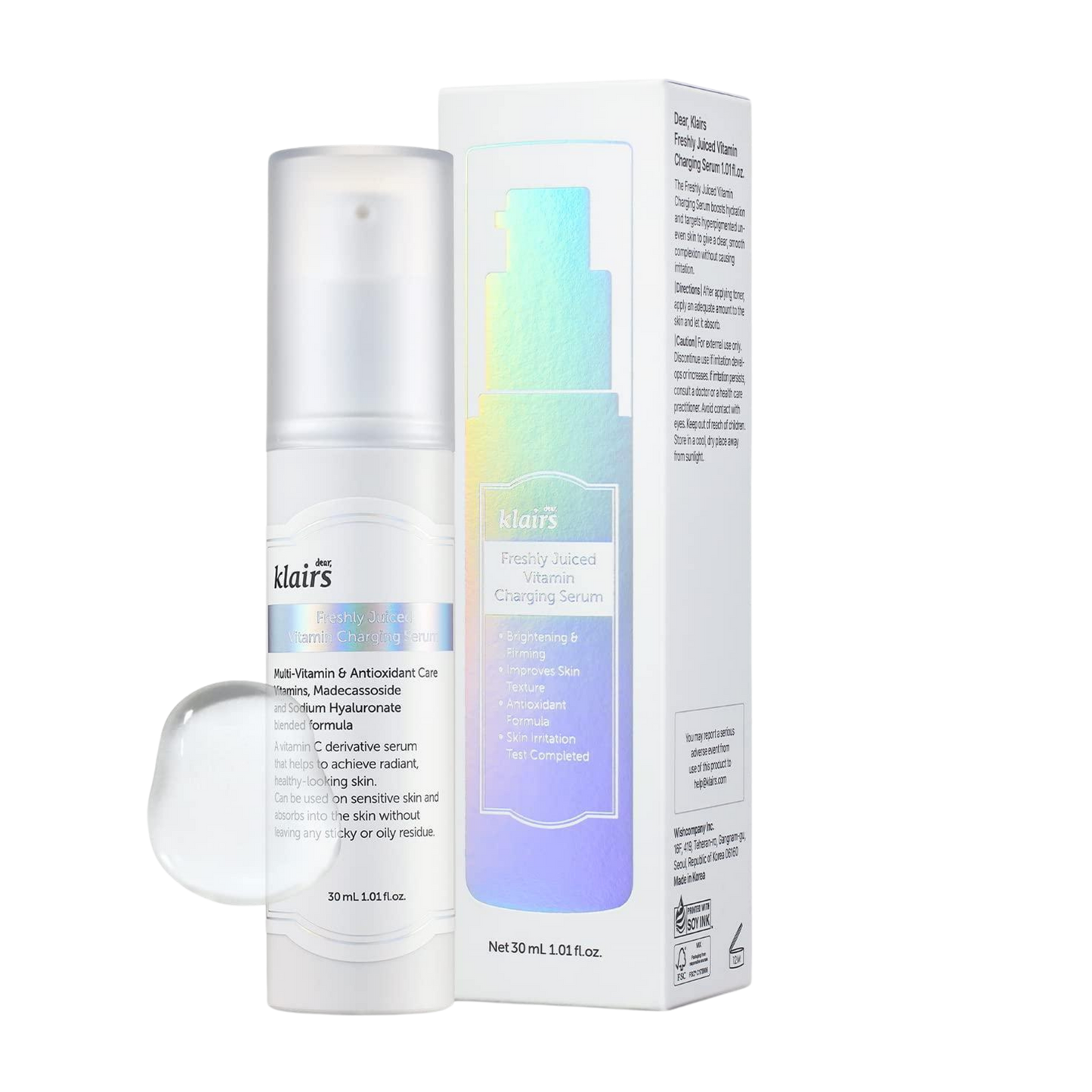 Freshly Juiced Vitamin Charging Serum 30ml - PIBU Skincare