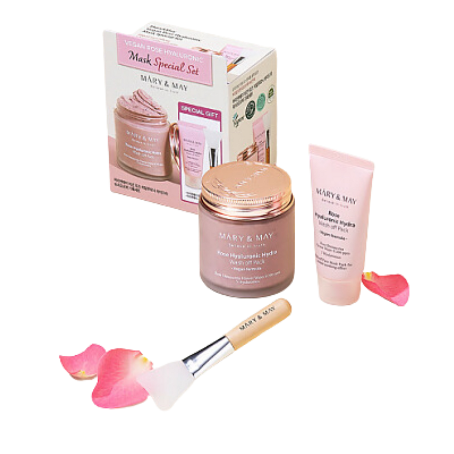 Rose Hyaluronic Hydra Wash Off Pack Special Set (125g+30g)
