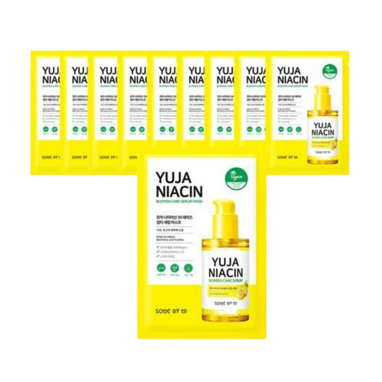 YUJA NIACIN 30 DAYS CARE SERUM MASK X 10EA - PIBU Skincare