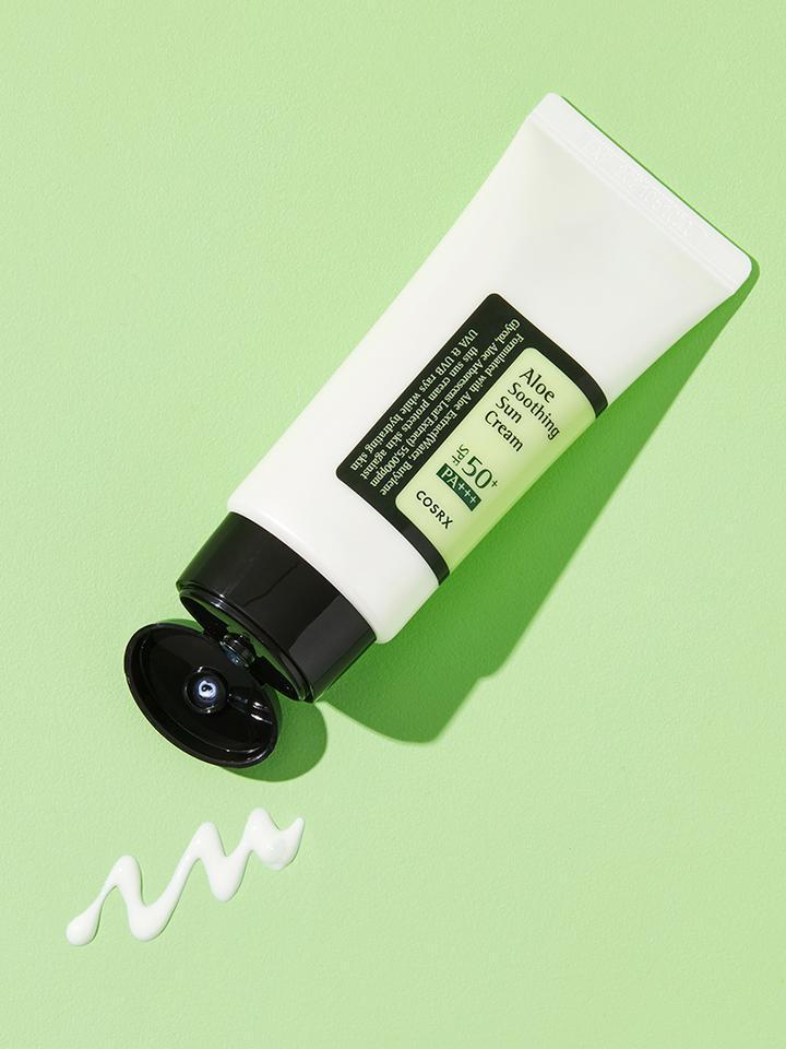 Aloe Soothing Sun Cream SPF50+ PA+++ 50ml - PIBU Skincare