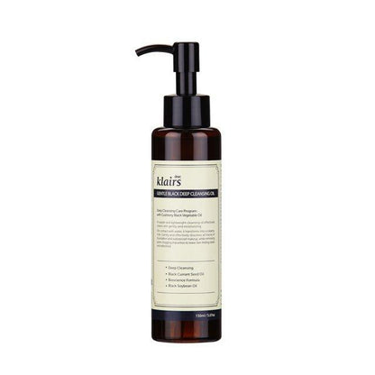 Gentle Black Deep Cleansing Oil 150ml - PIBU Skincare