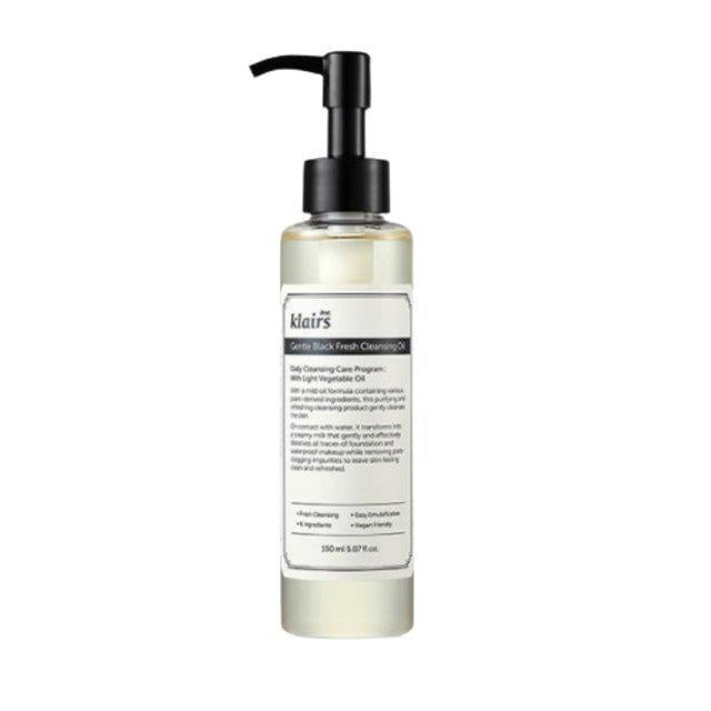 Gentle Black Fresh Cleansing Oil 150ml - PIBU Skincare