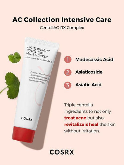 AC Collection Lightweight Soothing Moisturizer 80ml - PIBU Skincare