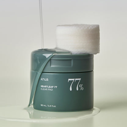 Heartleaf 77% Clear Pad 70ea - PIBU Skincare