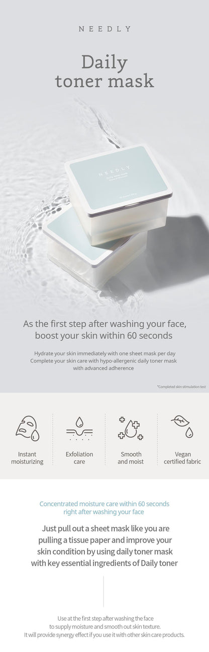 Daily Toner Mask Pack 30 Sheets