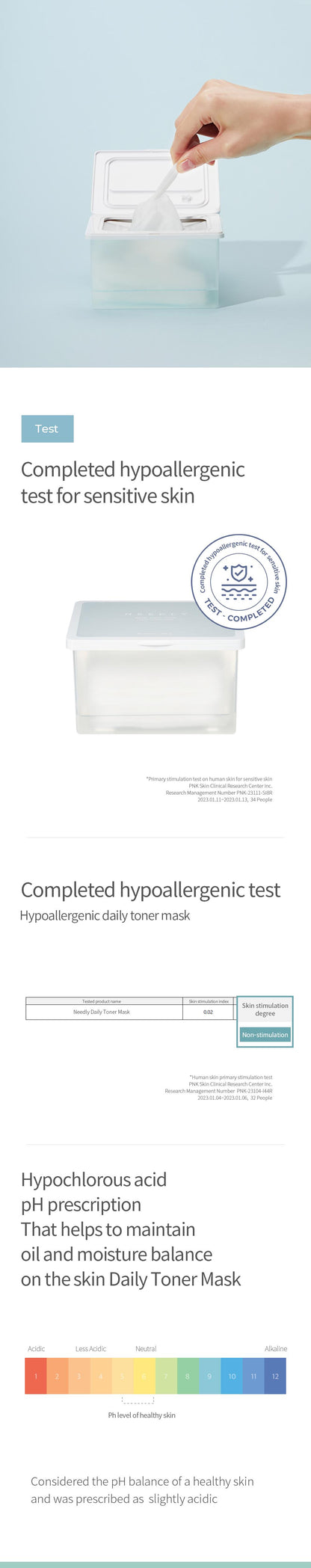 Daily Toner Mask Pack 30 Sheets