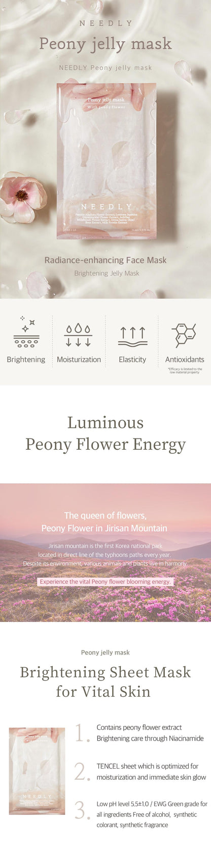 Peony Jelly Mask 10 sheets