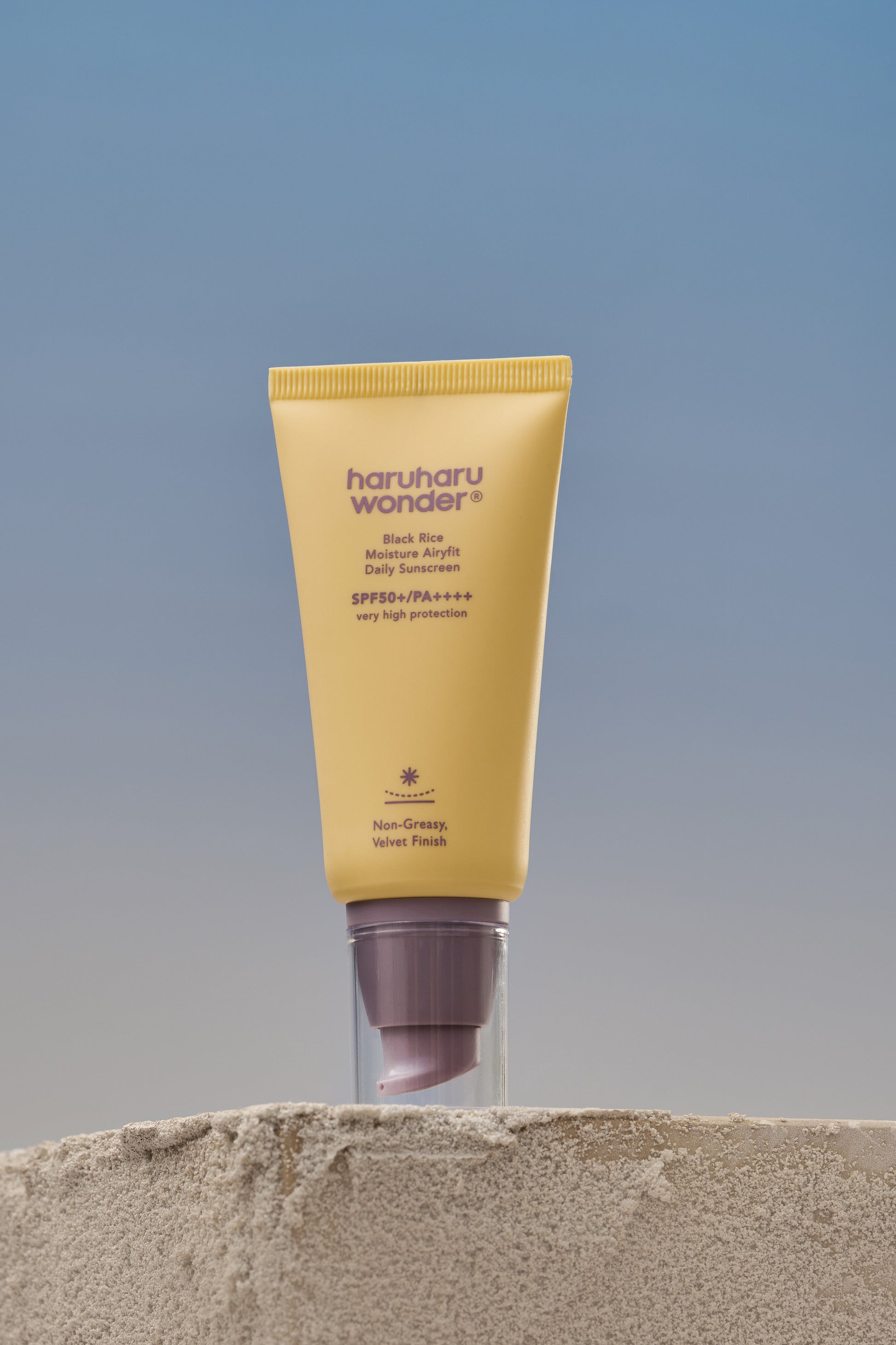 Black Rice Moisture Airyfit Daily Sunscreen Unscented SPF50+ 50ml - PIBU Skincare