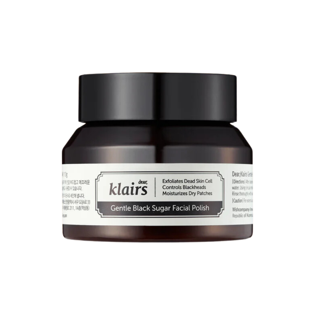 Gentle Black Sugar Facial Polish 110g - PIBU Skincare