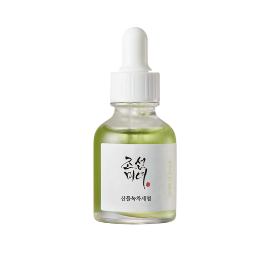 Calming Serum : Green tea + Panthenol 30ml - PIBU Skincare