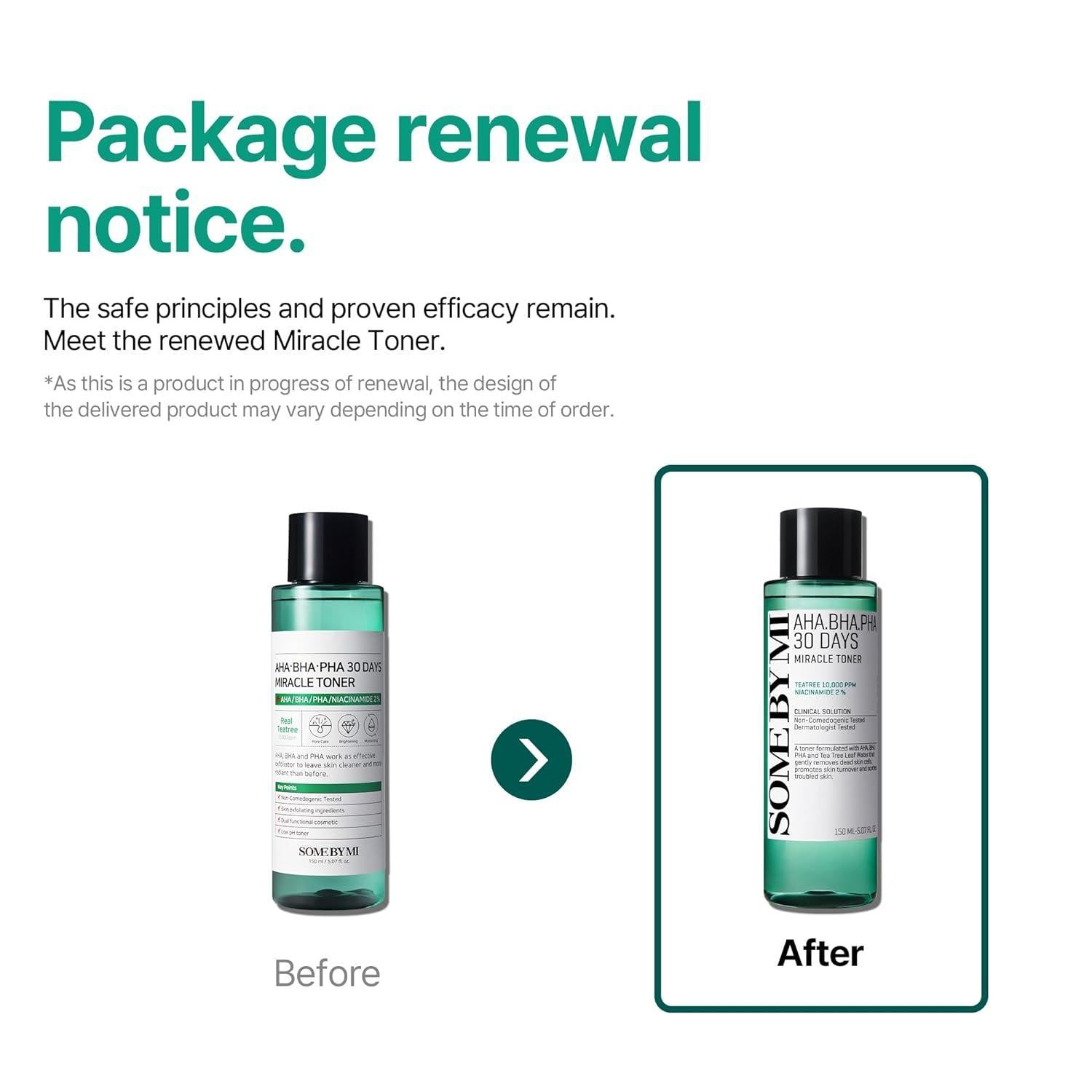 AHA-BHA-PHA 30DAYS MIRACLE TONER 150ml - PIBU Skincare