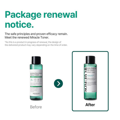 AHA-BHA-PHA 30DAYS MIRACLE TONER 150ml - PIBU Skincare