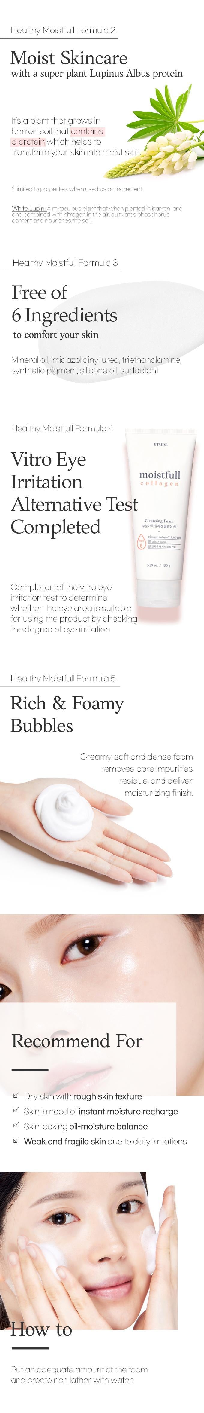 Moistfull Kollagen-Reinigungsschaum 150 ml